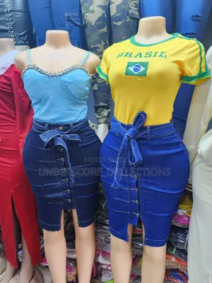 In Two Color Size 26-32. Denim Skirts