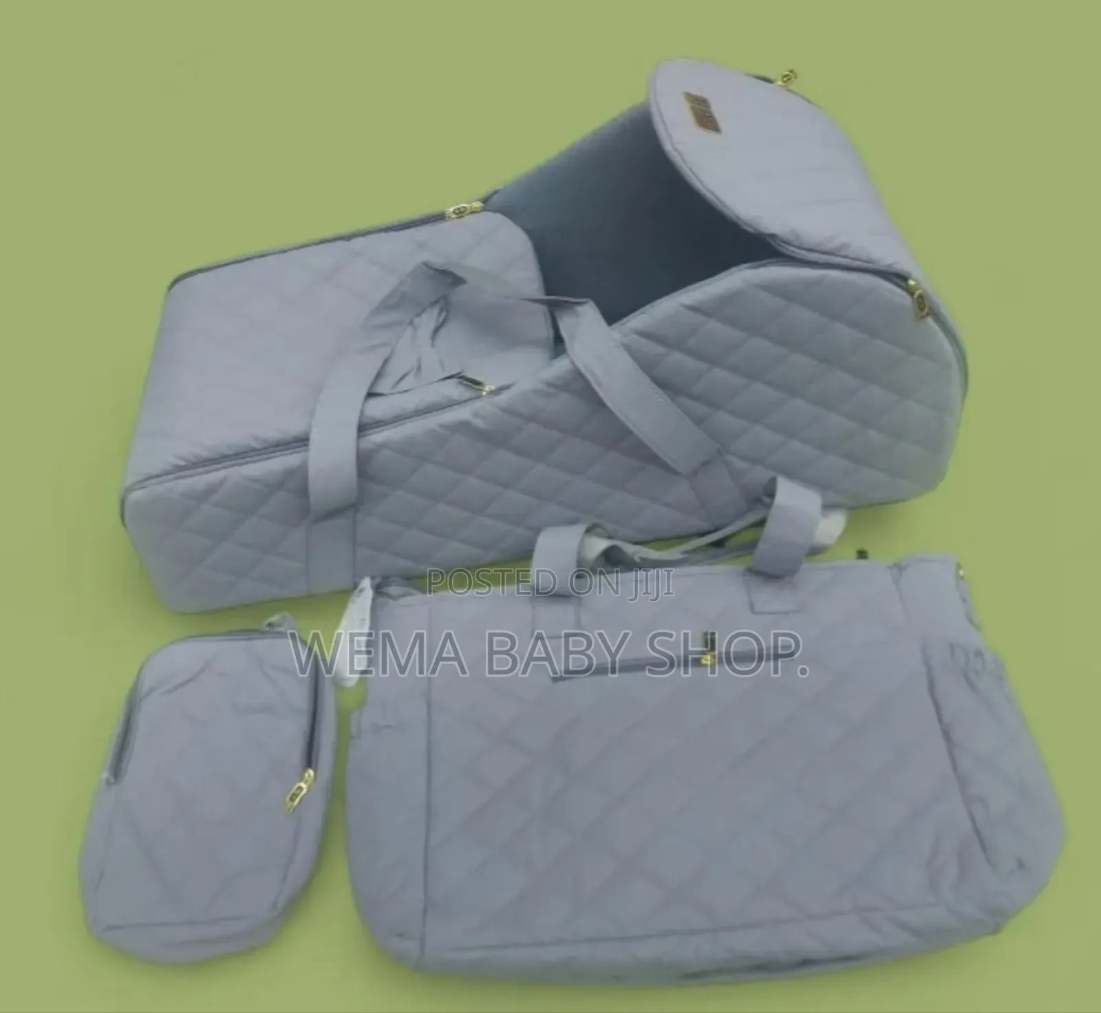 Baby Travel Bag Set (Carry Cot+Diaper Bag+Thermal Cover)