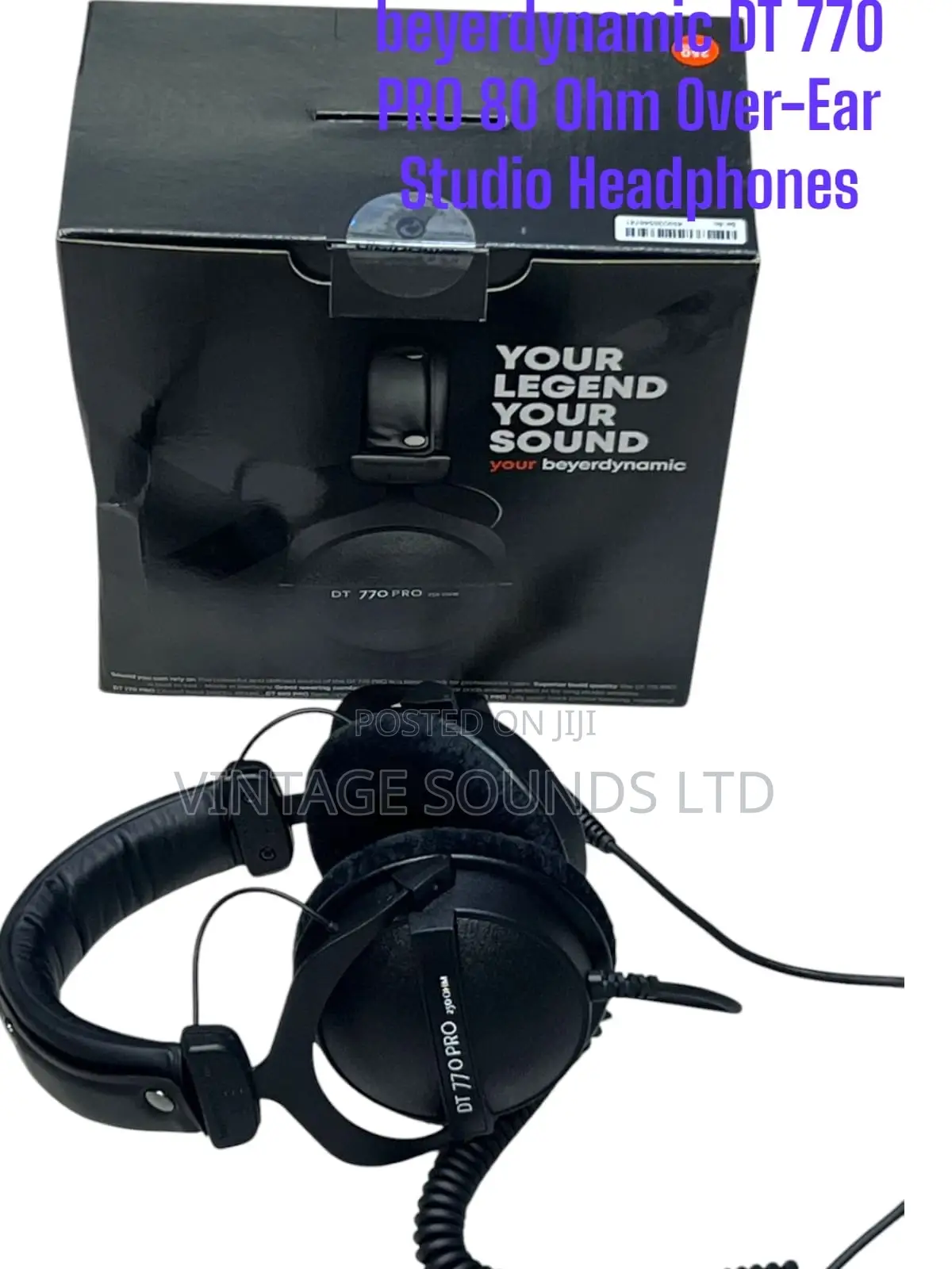 Beyerdynamic DT 770 PRO Recording Monitoring Headphone 80oh
