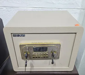 Fireproof Cash Safe Box Cream