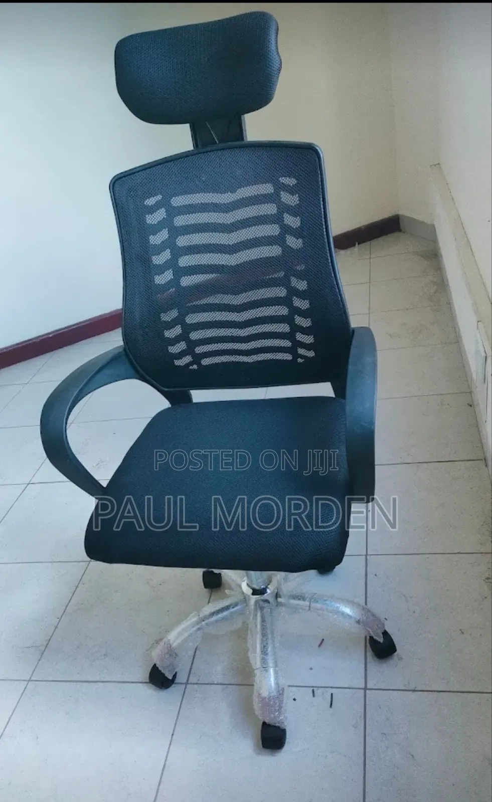 Mesh Office Chair With Headrest