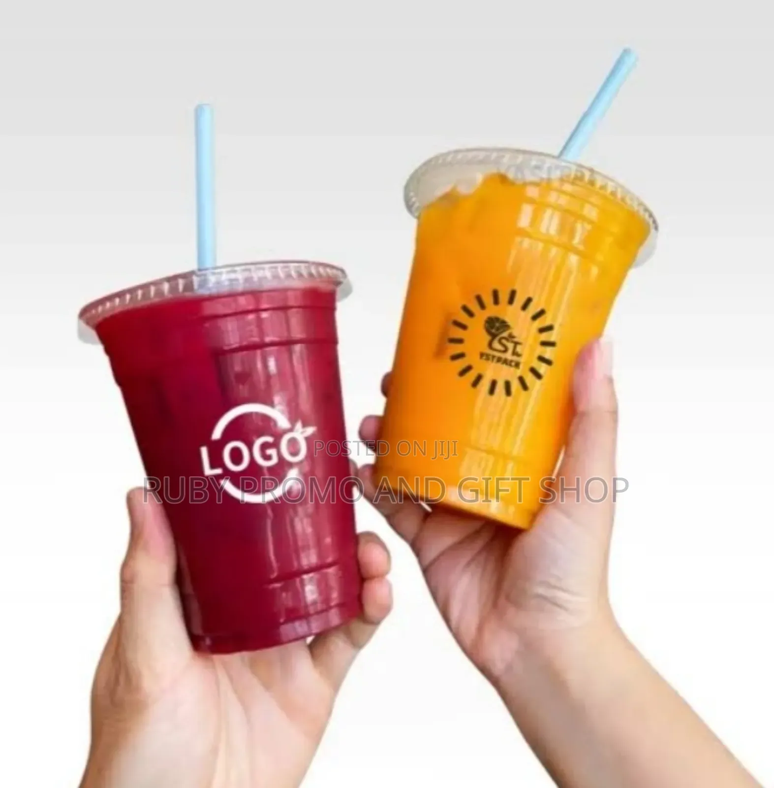 250ml Custom Logo Printed Disposable Juice Cups