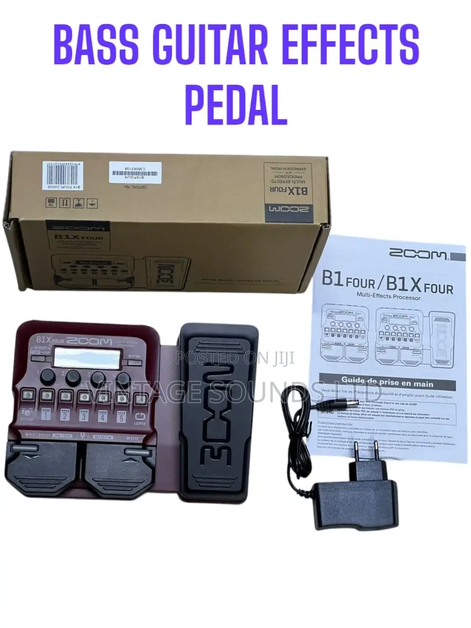 Zoom B1 Four Bass Multi FX Pedal