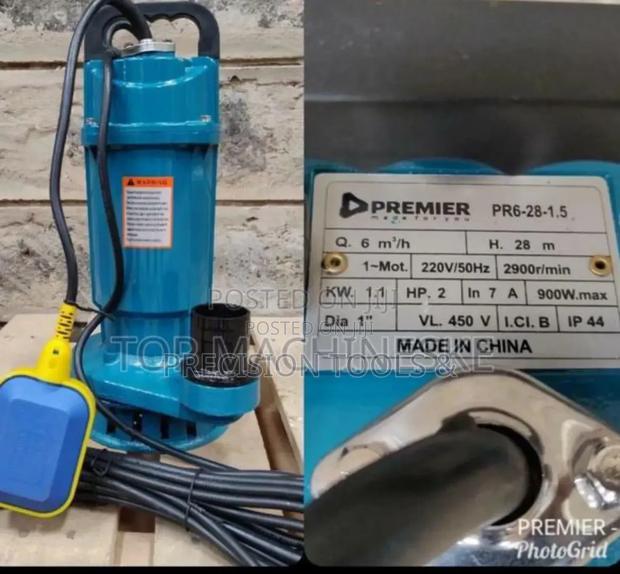 Premier Submersible Waterpump 2hp 28m 6m3/Hr