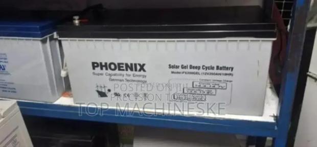 Phoenix Solar Gel Deep Cycle Battery 12v 200ah - main view