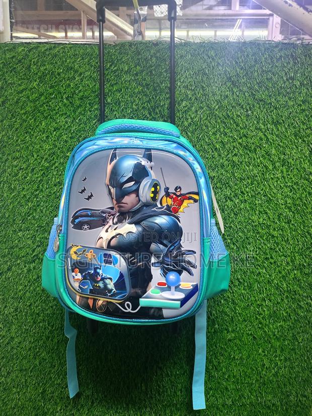 Trolley Cartoon Themed School Bag - thumbnail 2