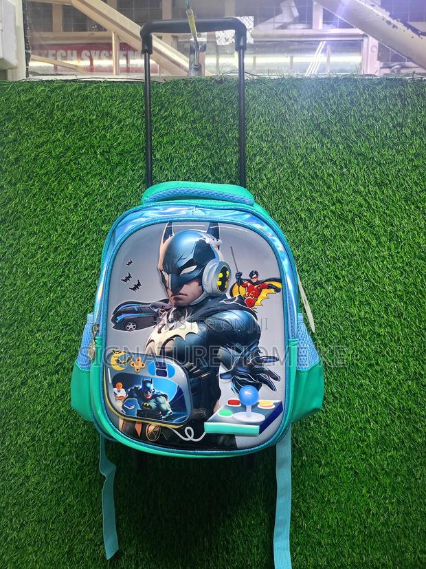 Trolley Cartoon Themed School Bag - thumbnail 3