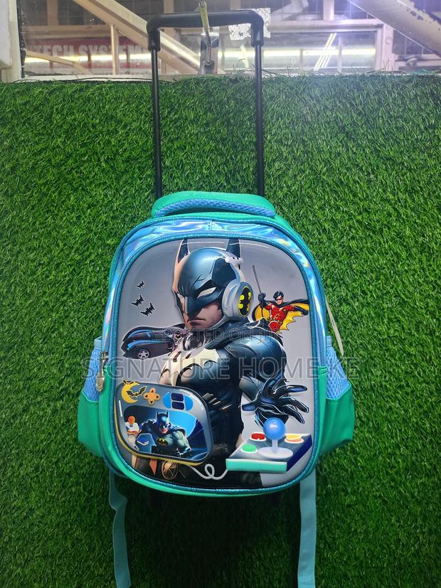 Trolley Cartoon Themed School Bag - main view