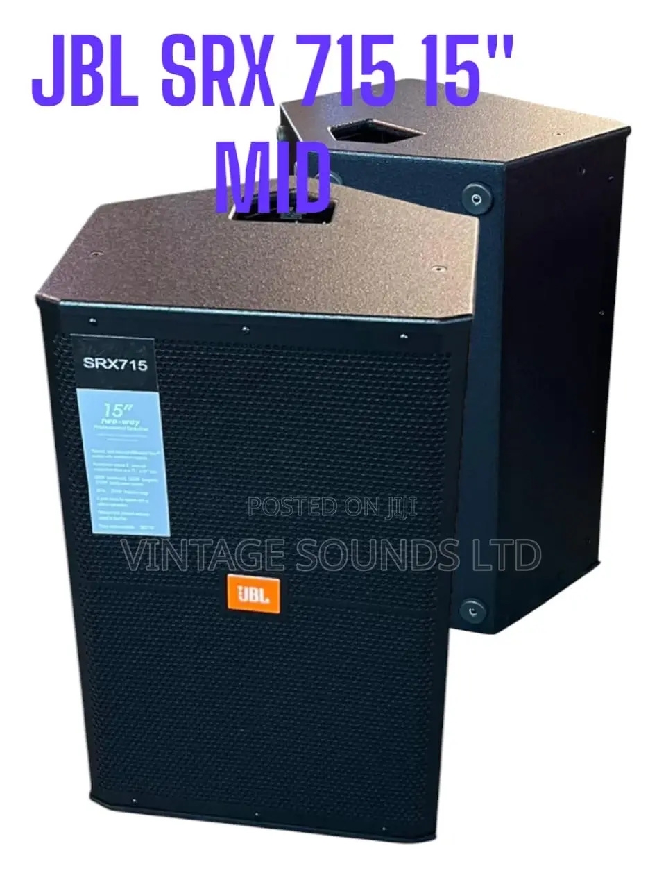 JBL SRX715 Professional Series High-Power 2-Way Speaker Mid