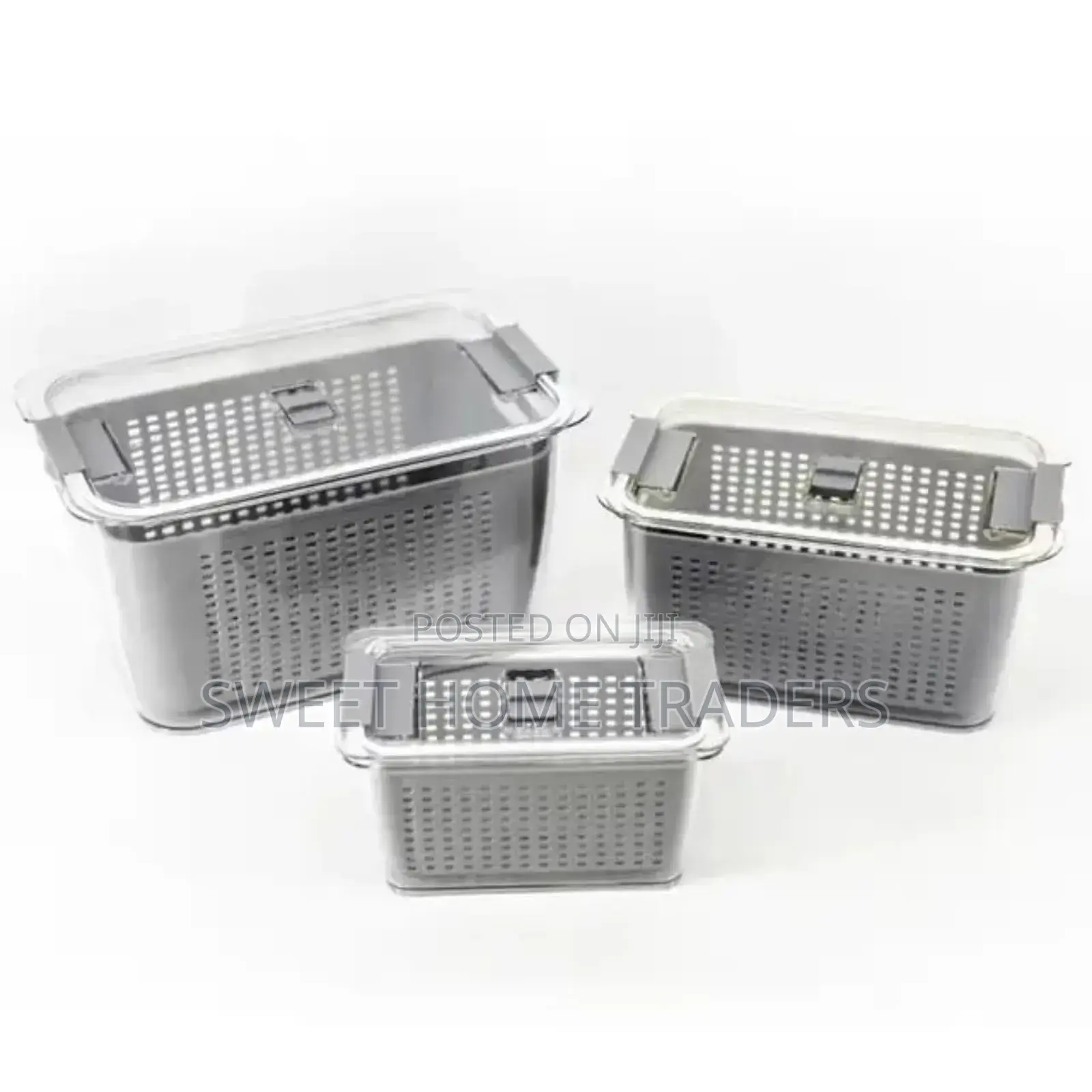 3pcs Fresh Food Storage Containers 