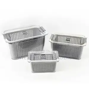 3pcs Fresh Food Storage Containers 