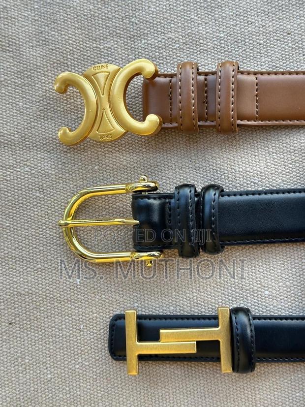 Ladies Genuine Leather Belts Available - main view