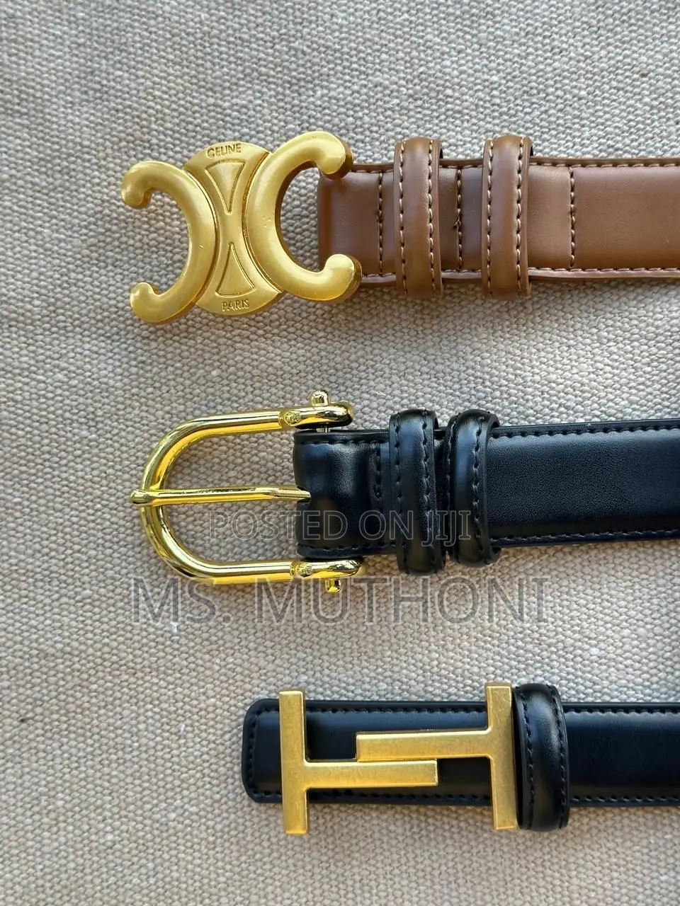 Ladies Genuine Leather Belts Available
