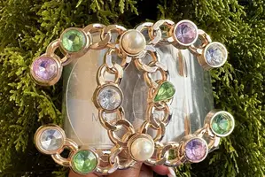 Ladies Wide Clear Belts