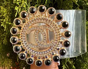 Ladies Wide Clear Belts