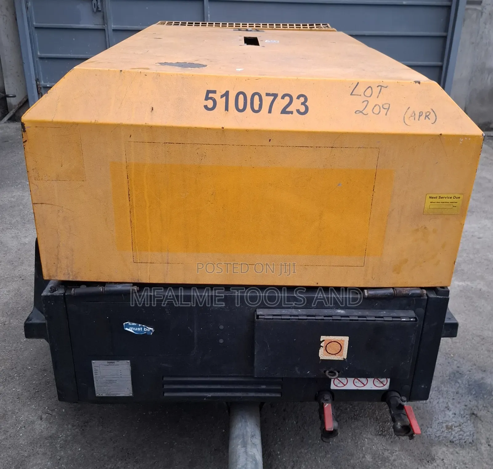 Compressor 2015 Doosan 741 4cyl Diesel 10 Bars 140 CFM Ex-Uk