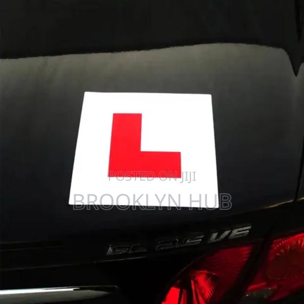 Adhesive L Learner Sign* L Sticker Plate - main view