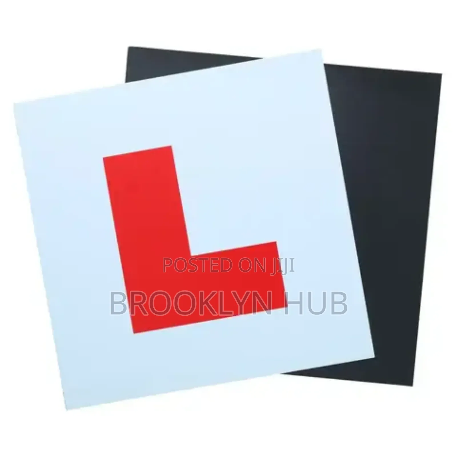 Adhesive L Learner Sign* L Sticker Plate