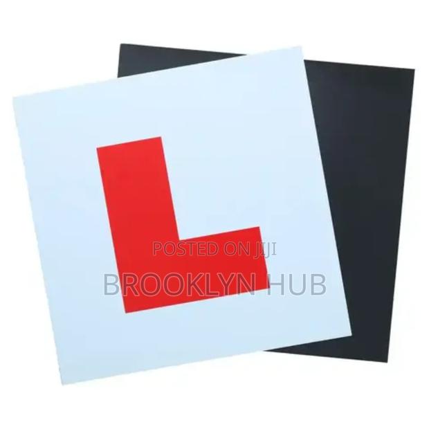 Adhesive L Learner Sign* L Sticker Plate - thumbnail 2
