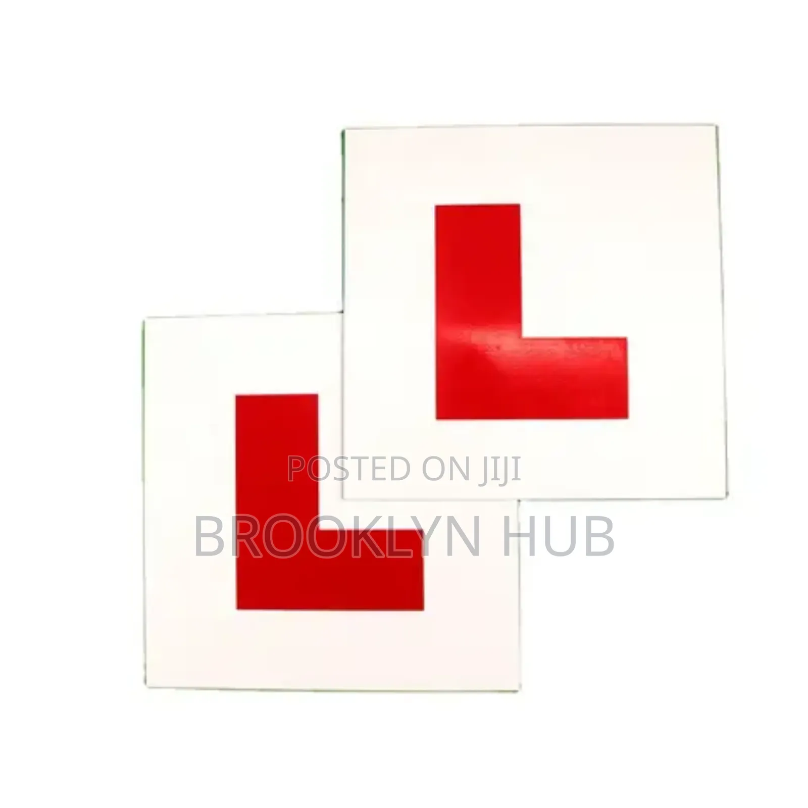 Adhesive L Learner Sign* L Sticker Plate