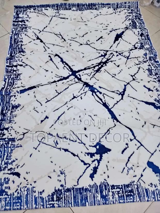 Bluish 3d Warm House Carpets - main view