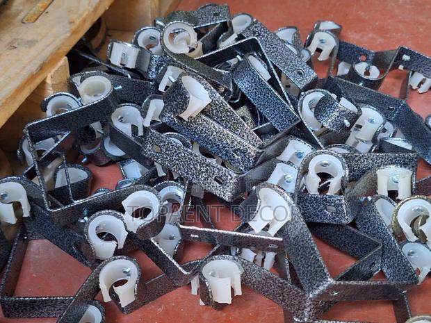 Silver Grey Powder Coated Ceiling Brackets - main view