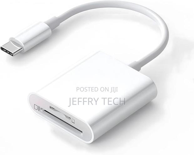 Sd Card Reader for iPhone 15/15 Pro/iPad, USB C to Micro SD