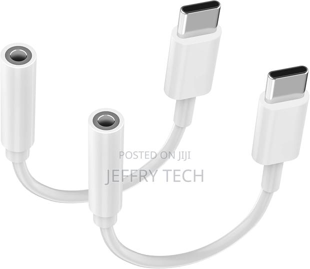 USB Type C to 3.5 Mm Headphone Jack Adapter, 2 Pack Earphone - main view