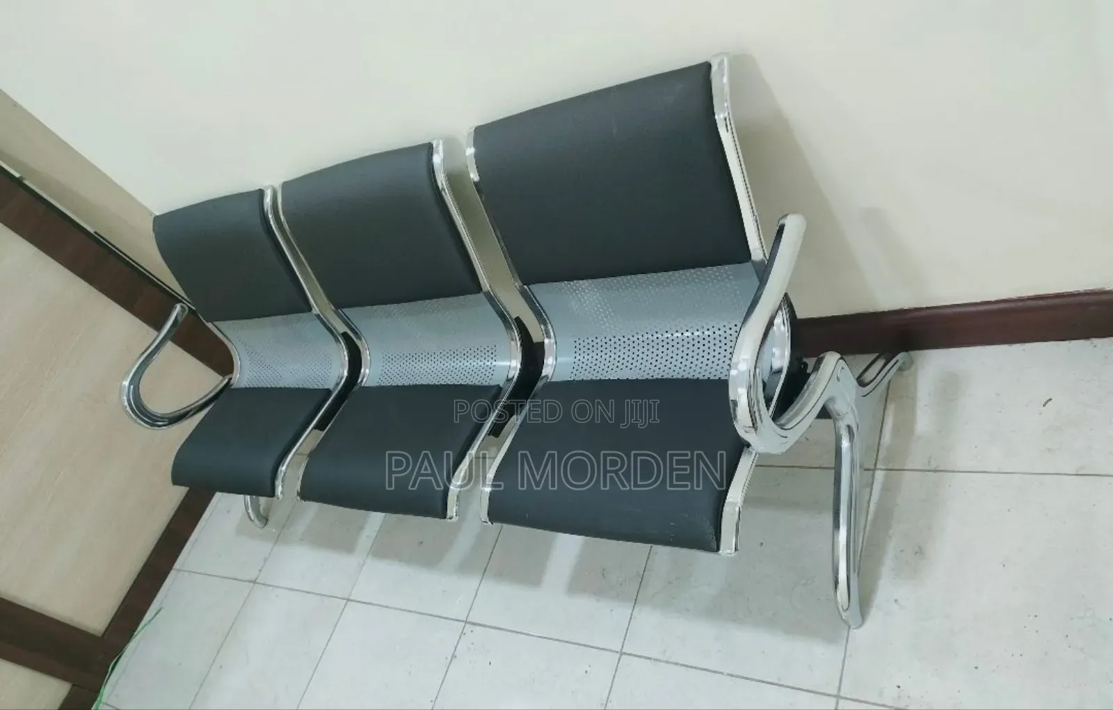 Linked Padded Waiting Chair