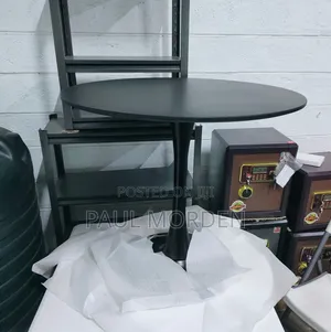Round Black Dining Table