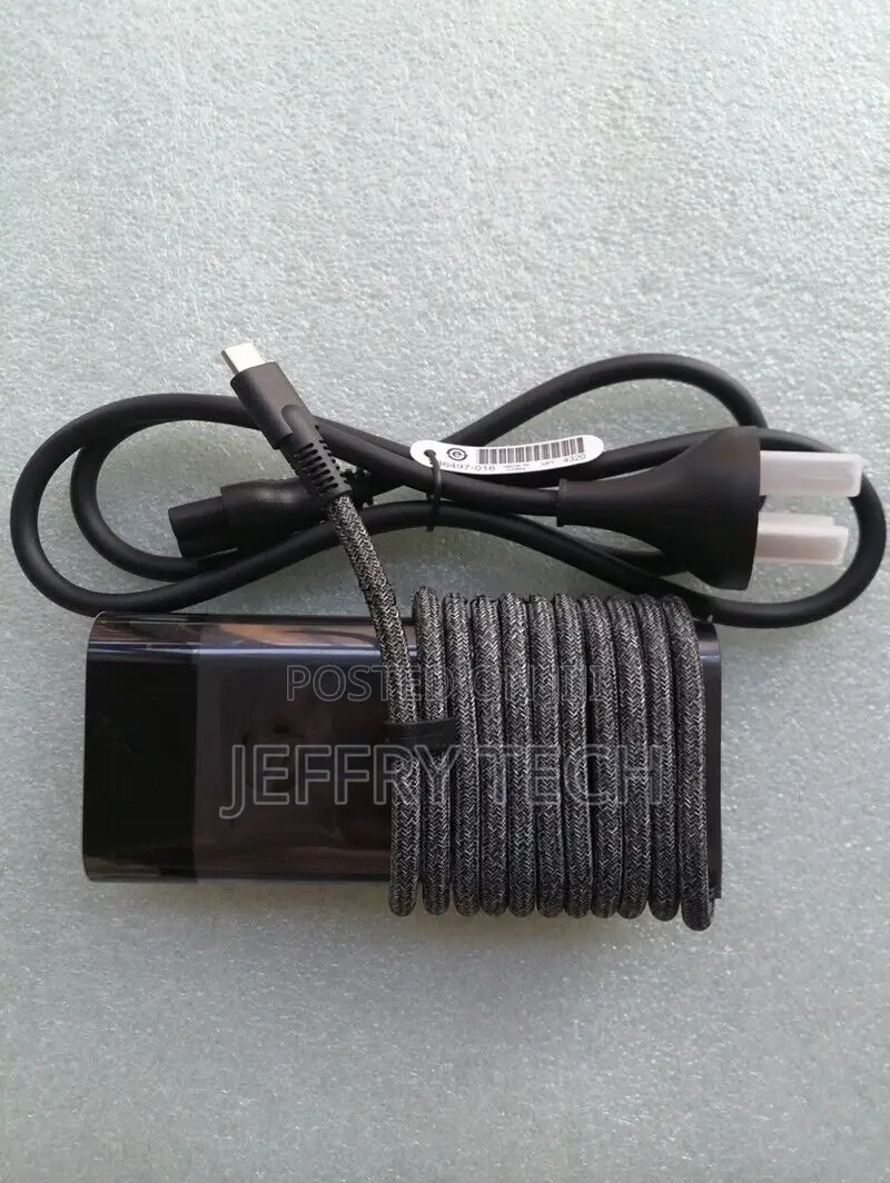 HP 110W Type-C USB-C Power Adapter Charger Braided Cable TPN