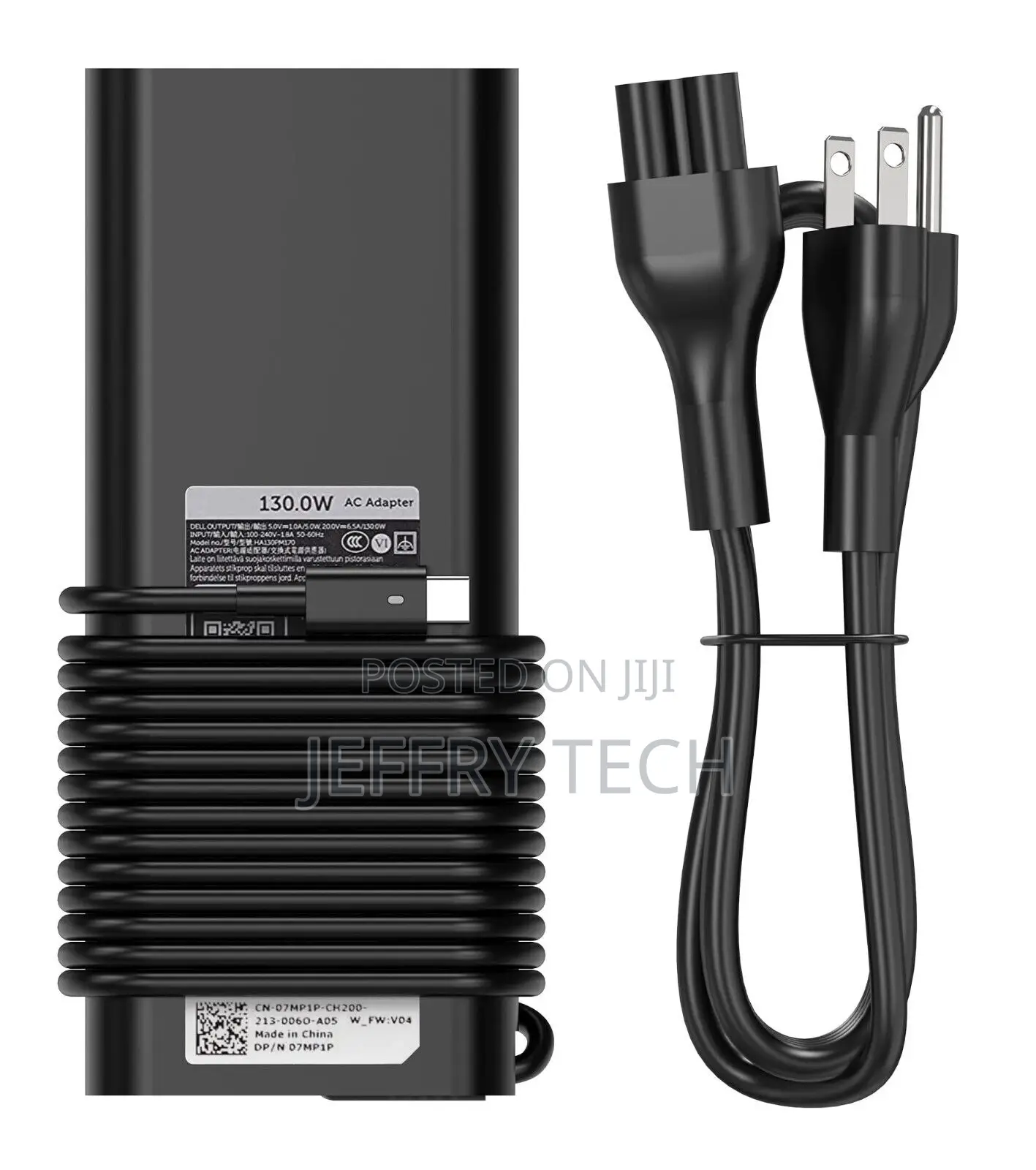 Ex Uk 130W USB C Charger for Dell XPS 15 9500 9700 9575