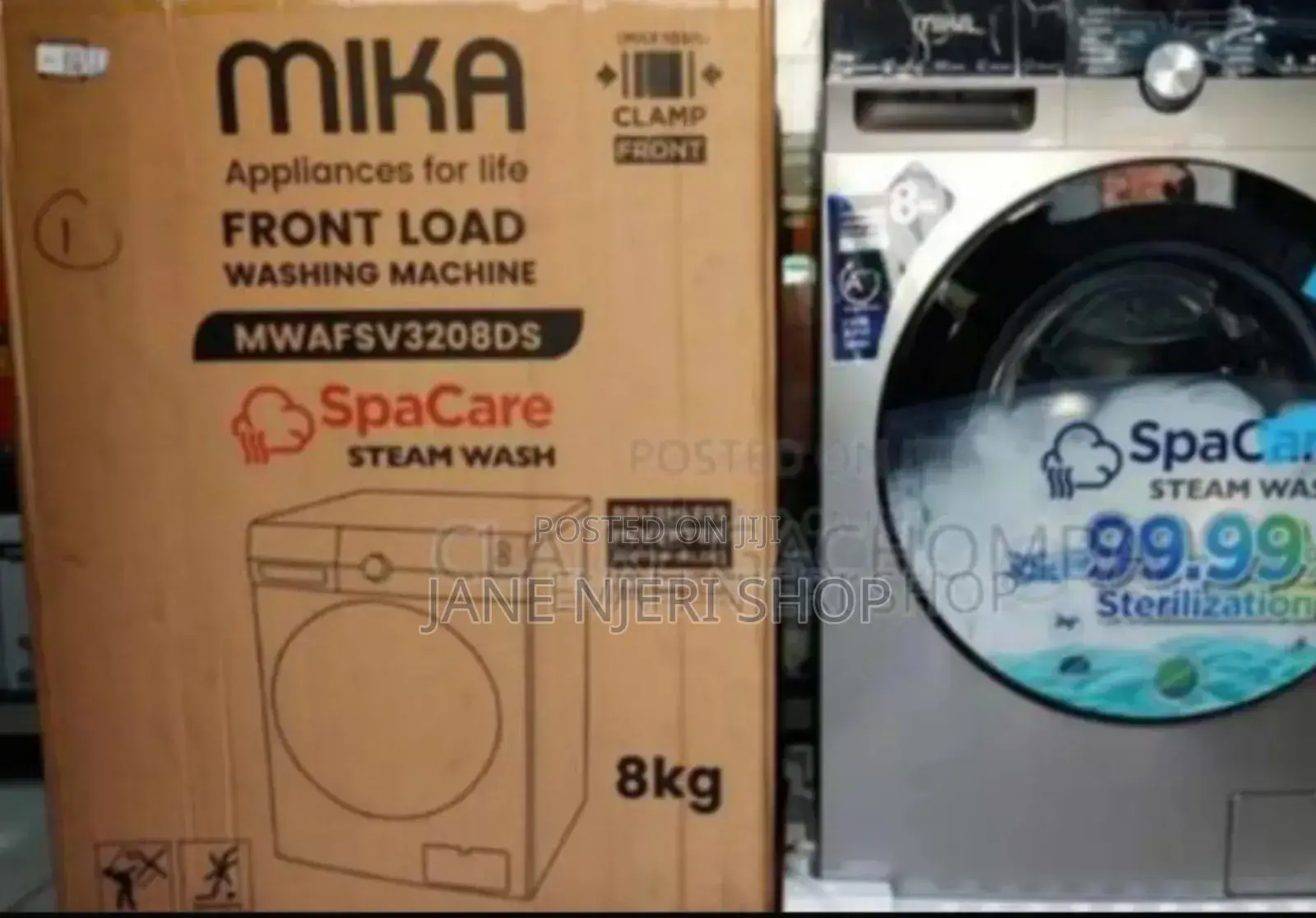 Mka Front Load 8kgs Washing Machibe Fully Automatic