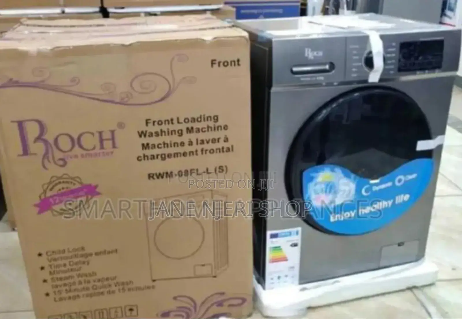 8kg R0CH Full Automatic Front Load Washing Machibe