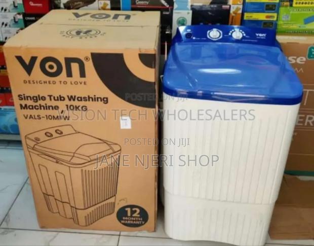 Single Tub 10kg Von Machine - main view