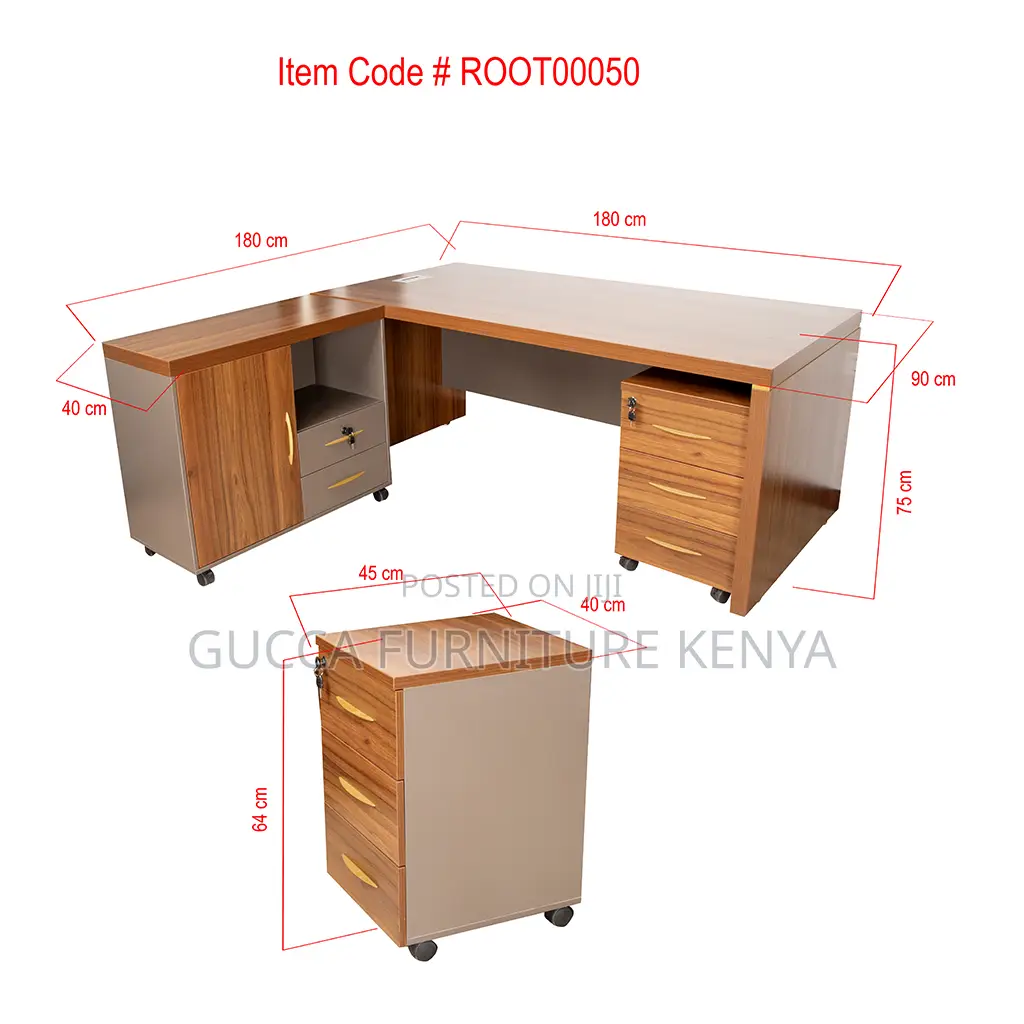 Office Tables:1.6 Meters Imported Executive Office Desk