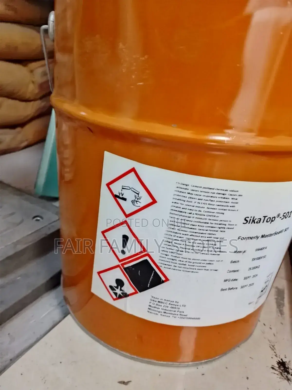 Master Seal 501. Waterproofing