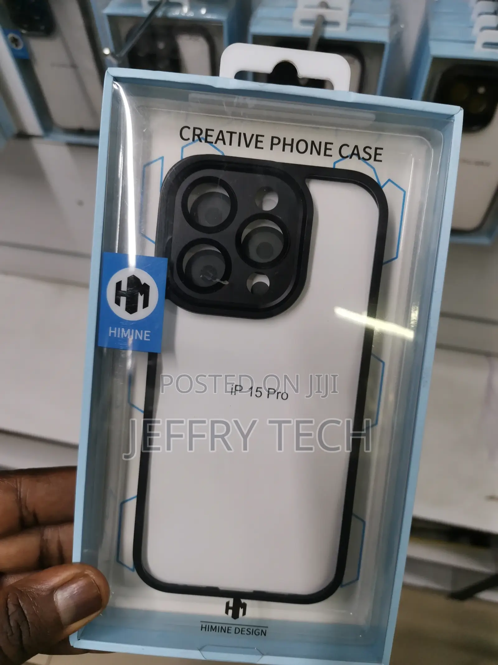 Clear Case for iPhone 15 Pro With Lens Protector
