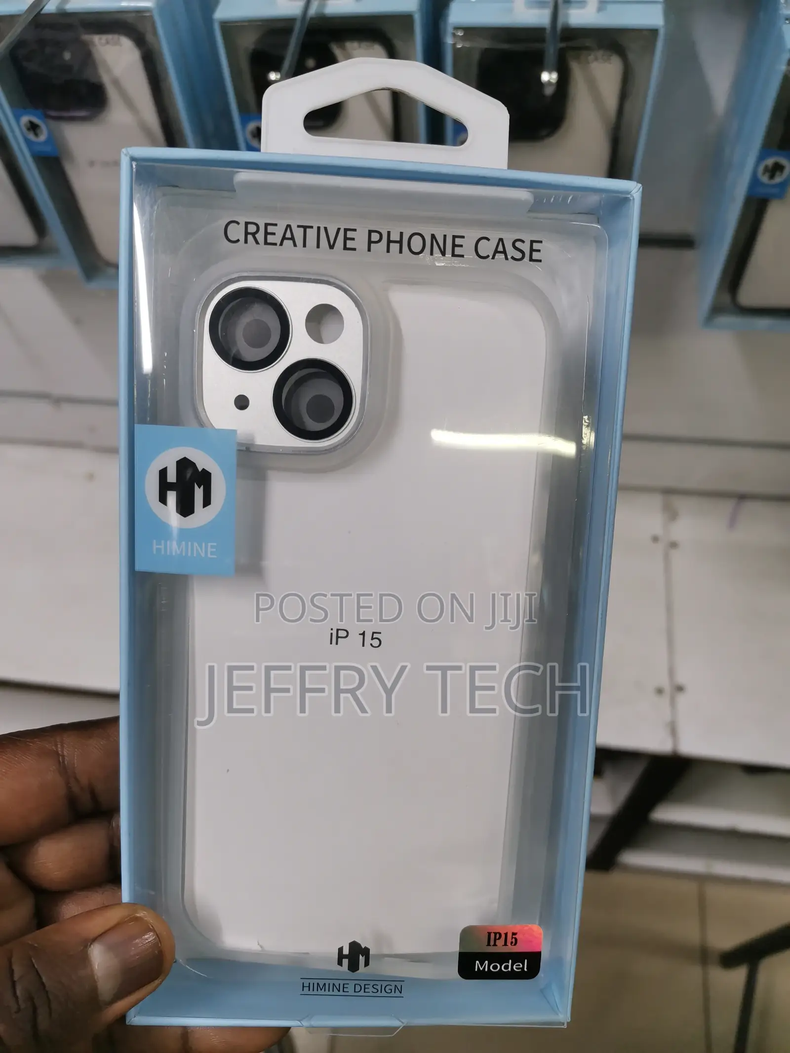 iPhone 15 Clear Case With Camera Lens Protector.