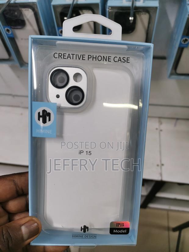 iPhone 15 Clear Case With Camera Lens Protector. - main view