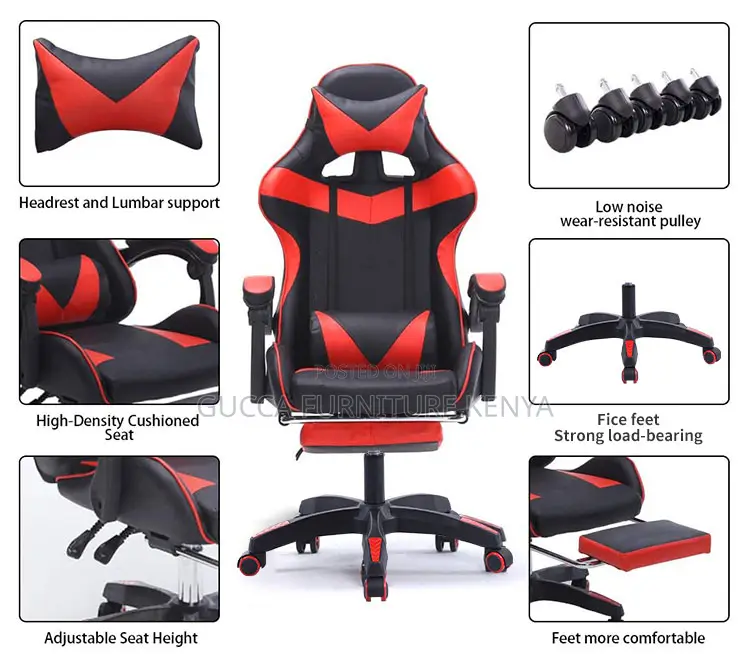 Office Chairs: Swivel Executive Leather Gaming Chair