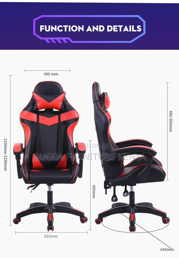Office Chairs: Swivel Executive Leather Gaming Chair