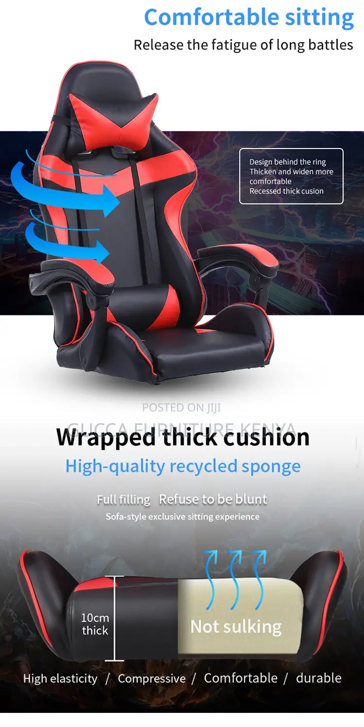 Office Chairs: Swivel Executive Leather Gaming Chair