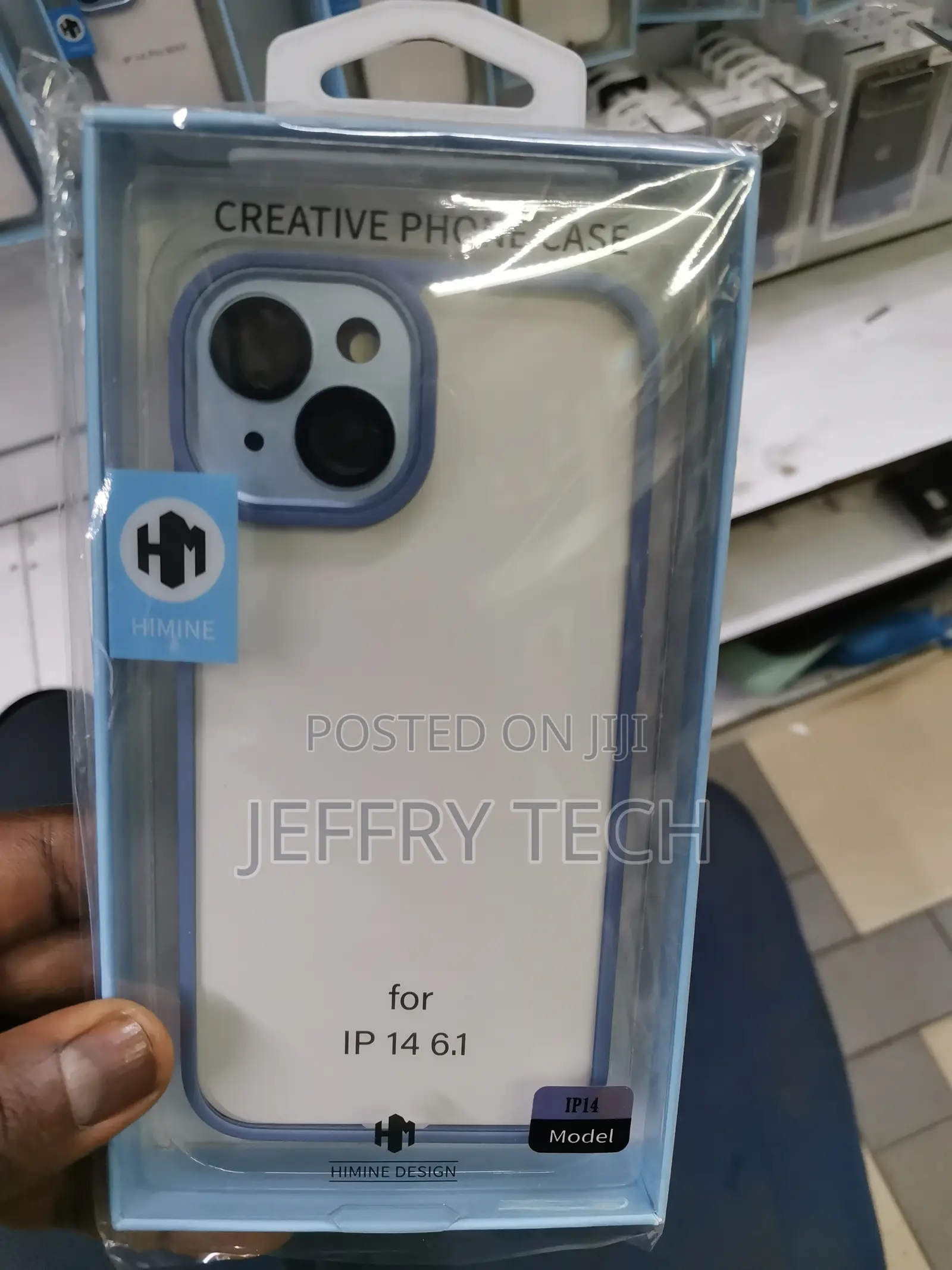 Himine iPhone 14 Clear Case With Camera Lens Protector