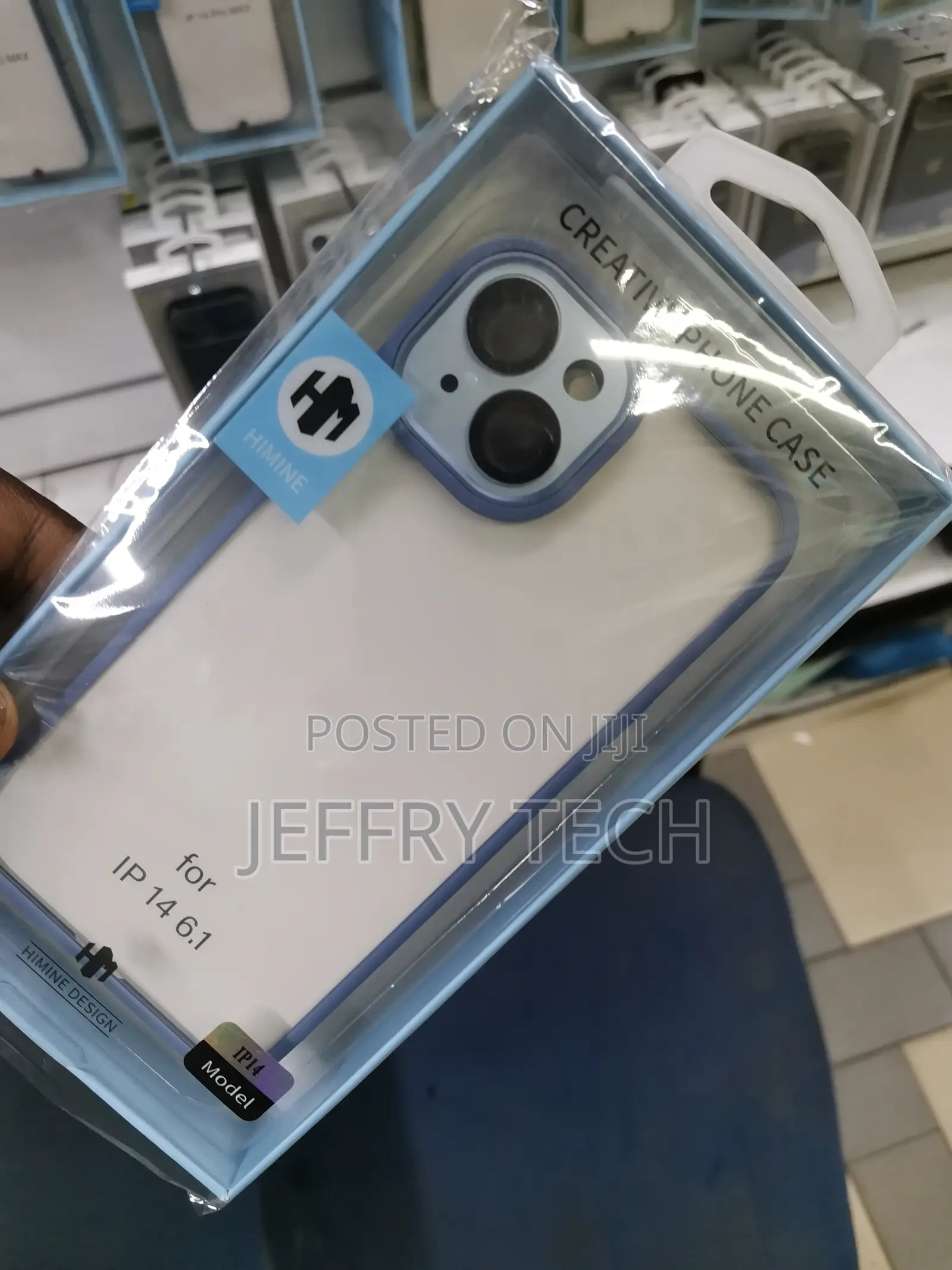 Himine iPhone 14 Clear Case With Camera Lens Protector