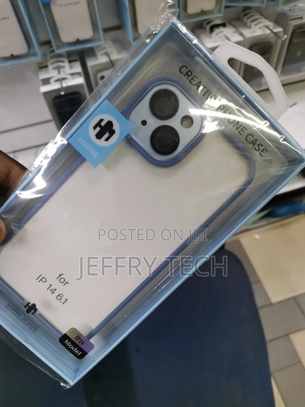 Himine iPhone 14 Clear Case With Camera Lens Protector