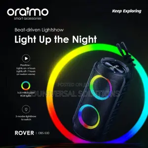 *Oraimo Roover 12w Bluetooth Speaker