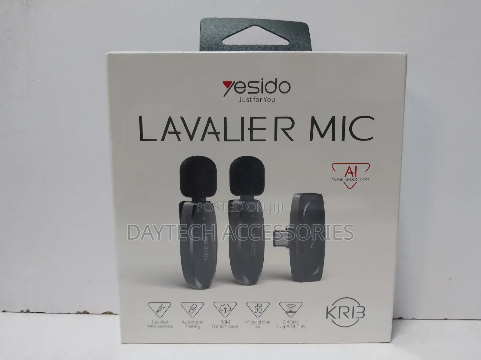 Yesido Kr-13 Dual Wireless Microphone Type-C Plug Receiver