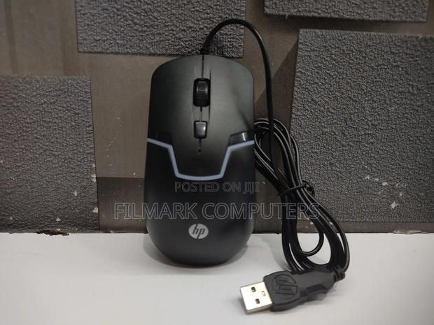 HP M100 USB Gaming Mouse Black - thumbnail 2