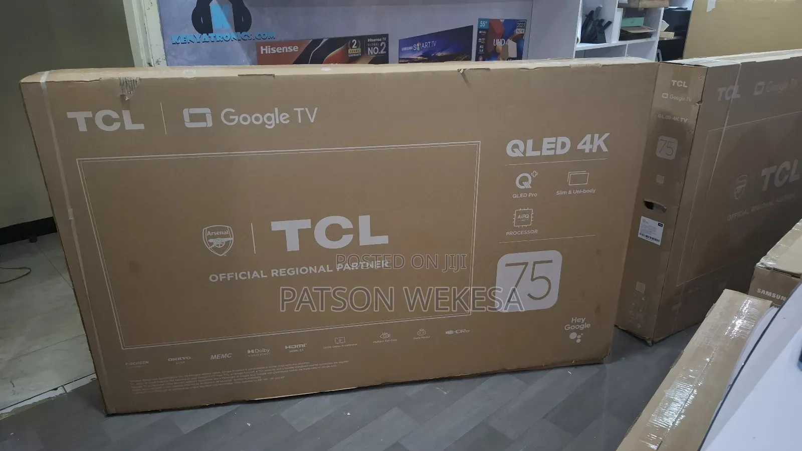 TCL 75 Inch C655 (New 2024) Qled Pro Smart Google Tv –75c655